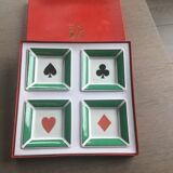 Set of 4 pocket drains pattern playing cards