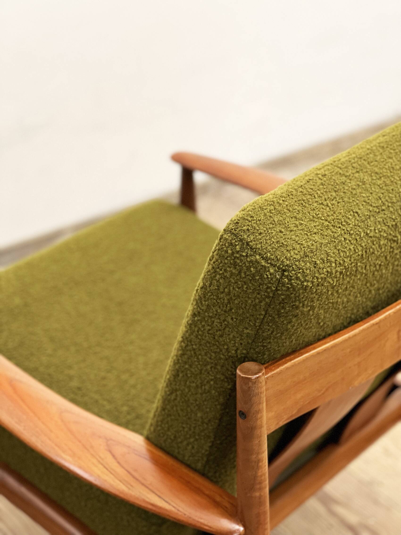 Danish Mid-Century Design Teak Armchair by Grete Jalk for France & Søn, Denmark, 1950s