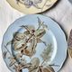 Plates x 4 English plates Brown Westhead Moore & Cie, Pomona decor, 1872. Rare.