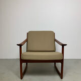 Danish teak easy FD 130 chair by Peter Hvidt & Orla Mølgaard