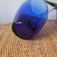 Large cobalt blue glass vase