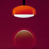 Large pending lamp by Eugenio Gentili Tedeschi model KD 62 designed for Kartell in 1965