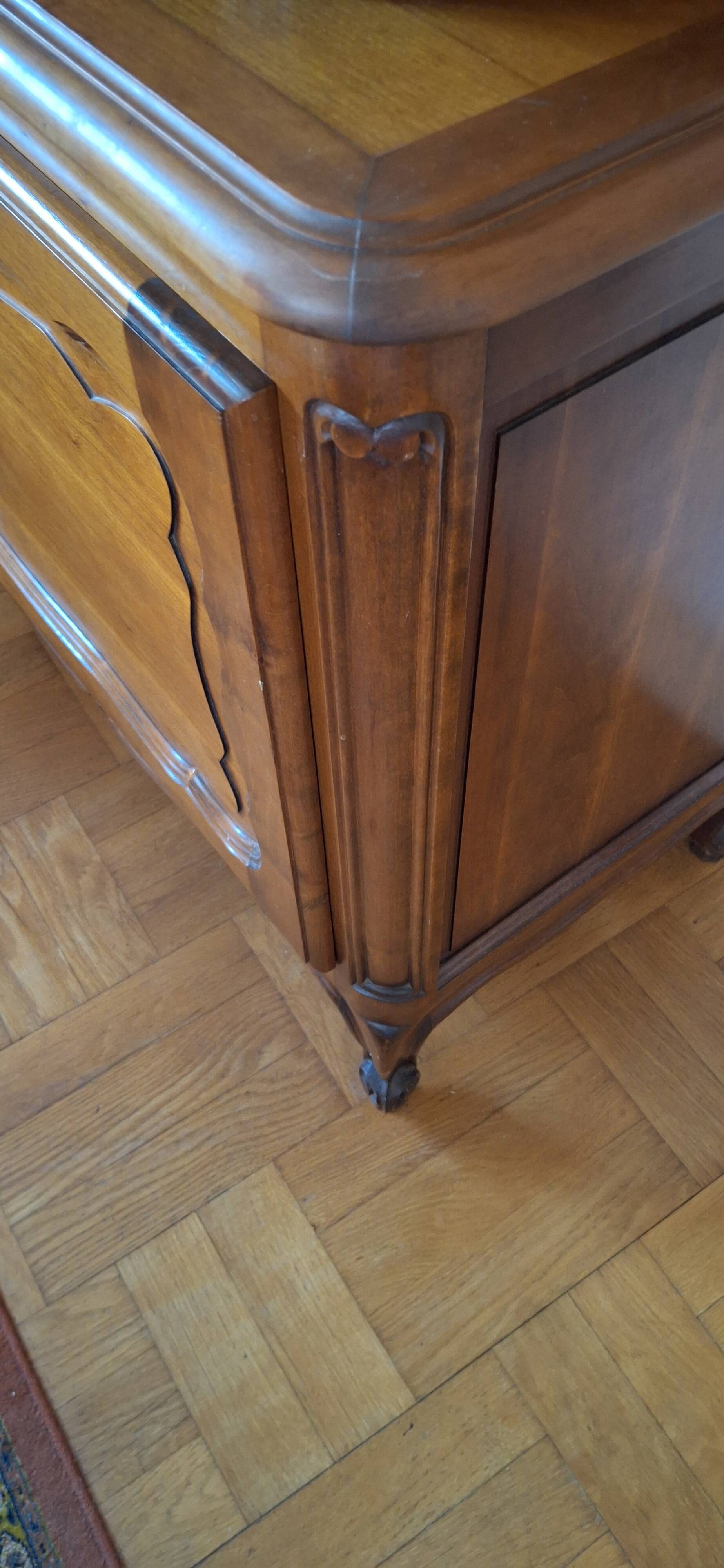 TV unit or bar in solid cherry wood