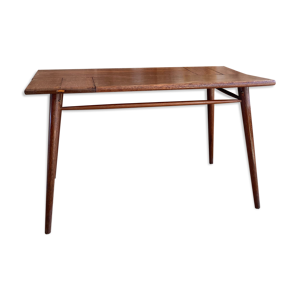 Table basse ancienne pieds compas
