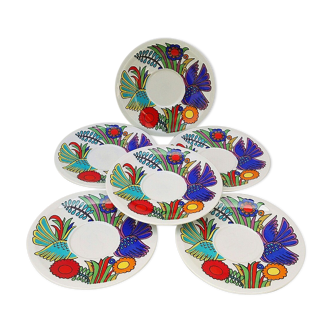 Porcelain saucers Villeroy & Boch Acapulco