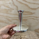 Silver metal candle holder 1930