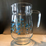 Arcopal Veronica forget-me-not carafe