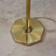 Portuguese solid brass floor lamp, 1970s