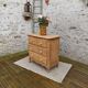 Oak chest of drawers
