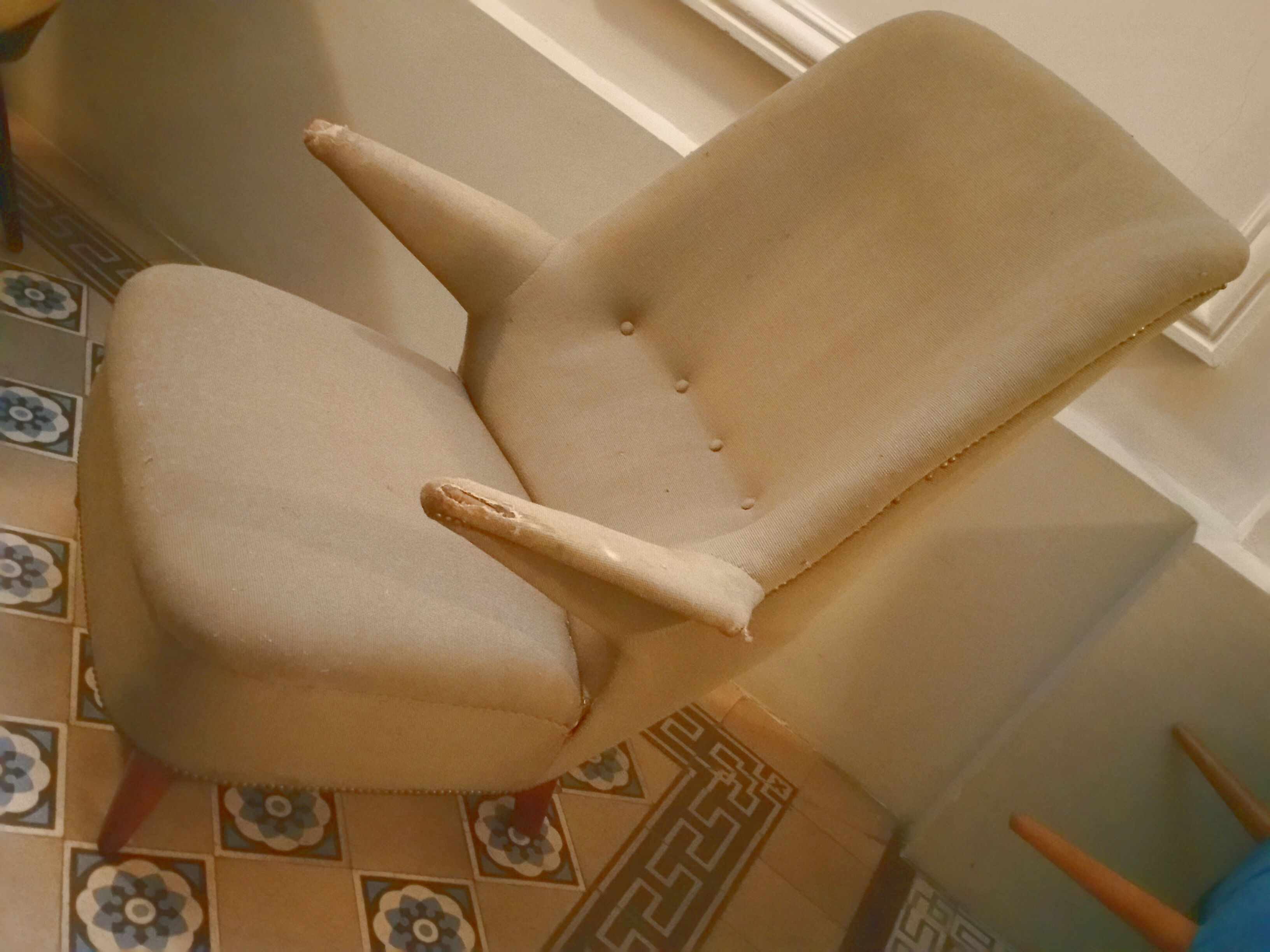 Armchair high danish 50/60s