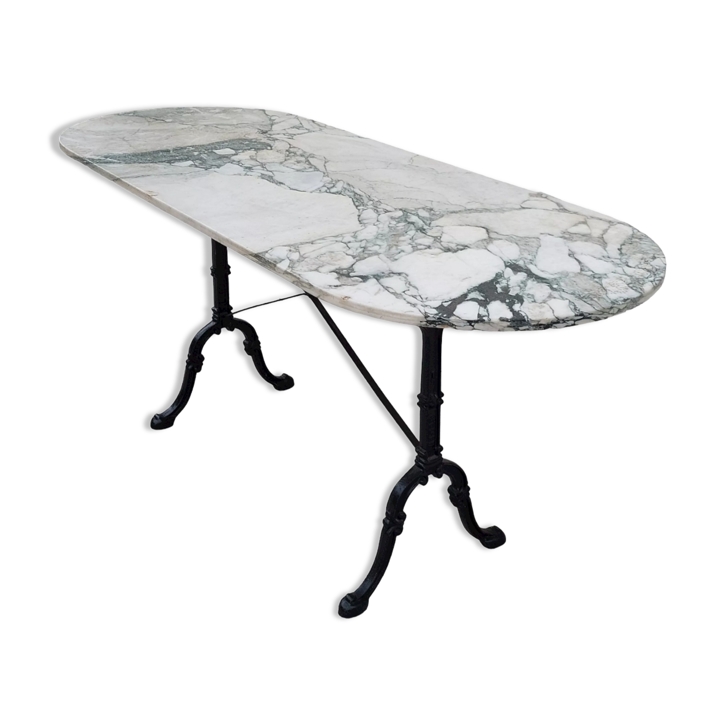 Bistro table restaurant marble godin -1m64