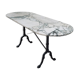 Bistro table restaurant marble godin -1m64