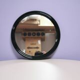 vintage Tiger black round mirror