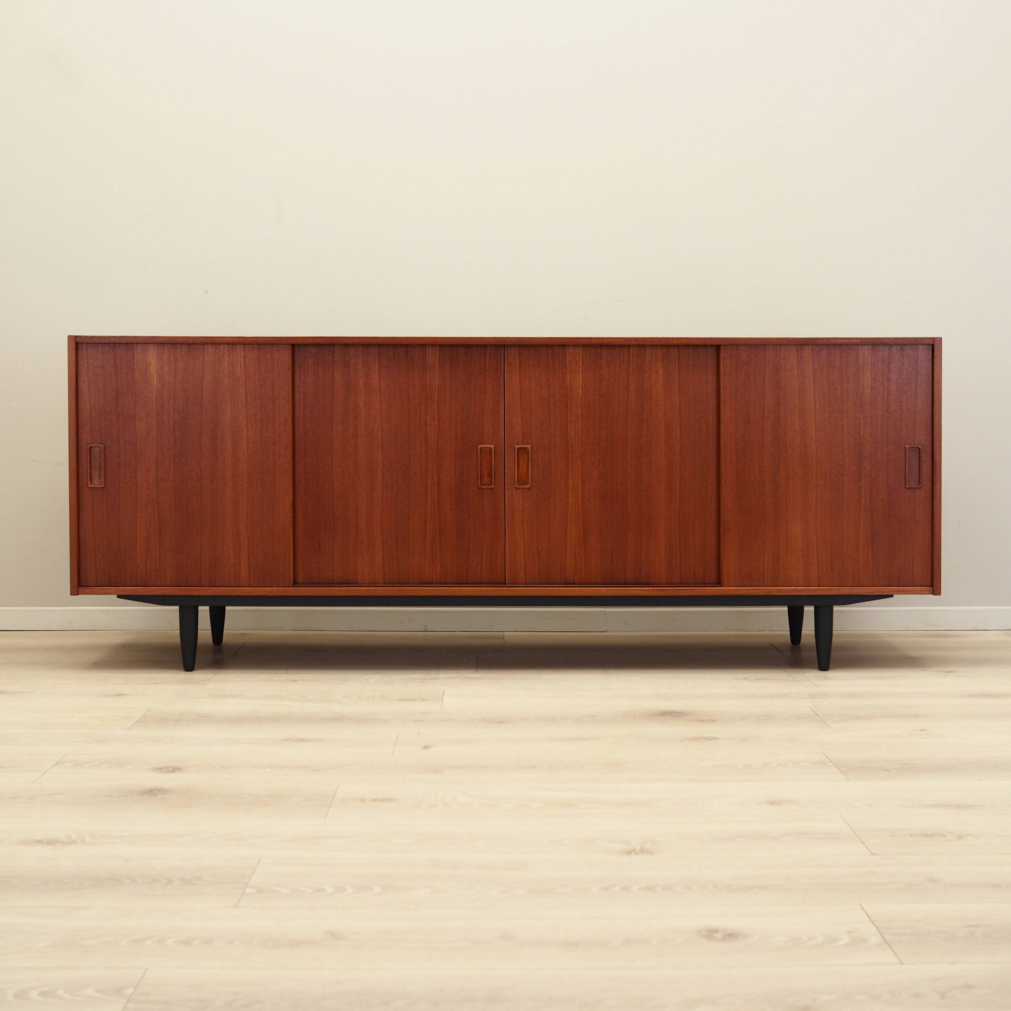 Teak sideboard, Danish design, 1970s, production: Denmark