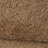 Danish modernist lounge chair in oak and lambswool, Henning Kjærnulf, 1960s