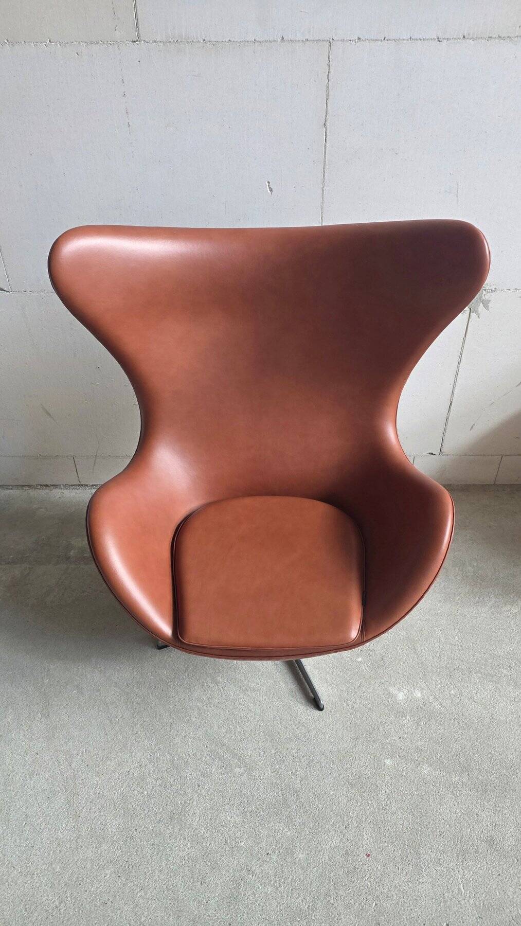 Fauteuil oeuf d'Arne Jacobsen pour Fritz Hansen
