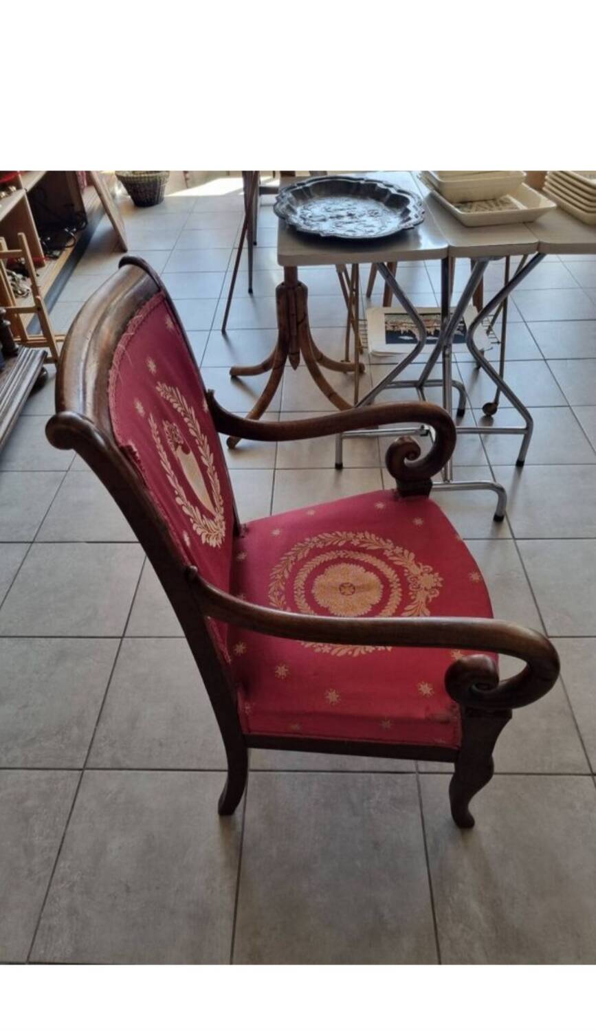 Antique Empire style armchair