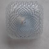 Molded glass ceiling light