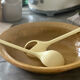 Glazed stoneware dish