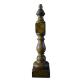 Solid wood lamp base