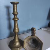 Pairs of Brass Candlesticks, made and cut by hand