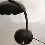 Mushroom lamp in black lacquered steel model Z290, Veneta Lumi, Italy, 1980