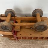 Vintage toy: wooden dump truck Dejou