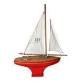 Tirot 400 model vintage toy French brand basin sailboat
