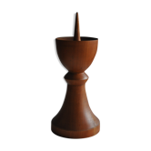 Teak vintage candlestick