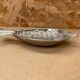 Antique vintage silver metal fish shape ashtray