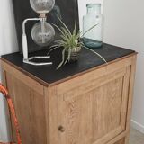 Small antique buffet from the end of the 19th century restored in solid oak