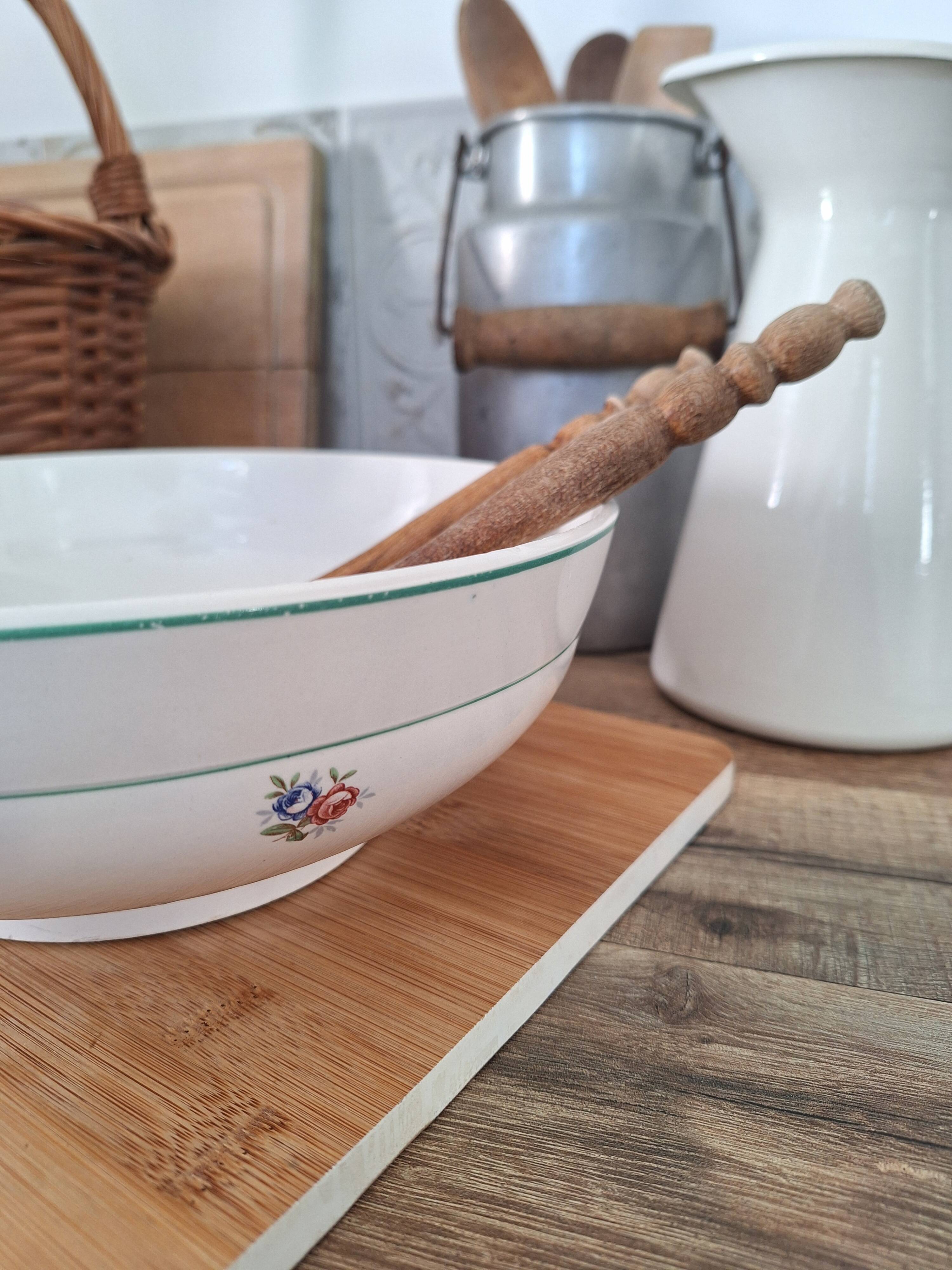 Sarreguemines and Digoin salad bowl