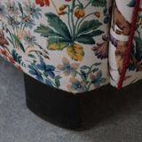 Set of curved Danish club chairs from the mid-century, Viggo Boesen style, 1940s.