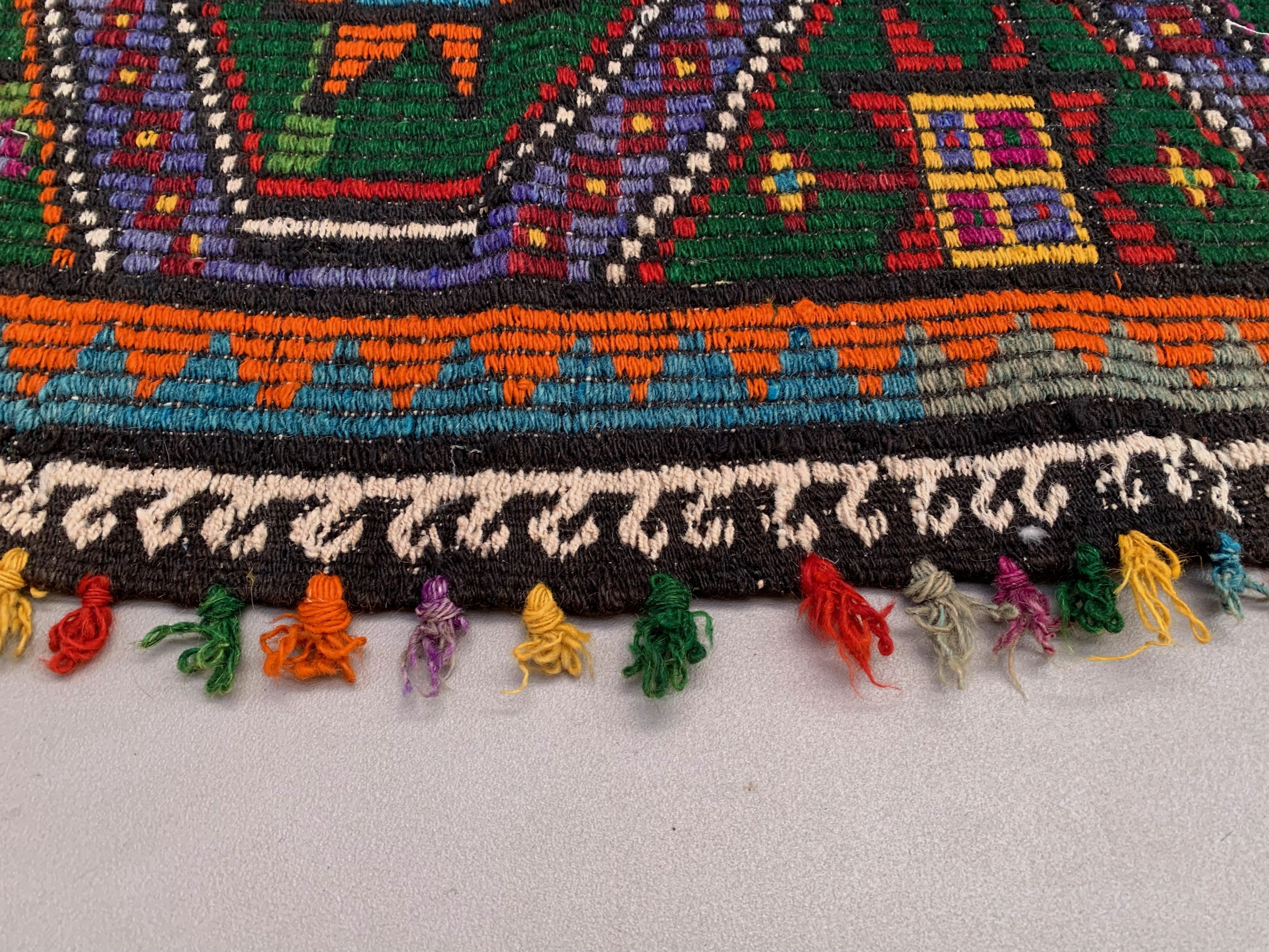 Medium Vintage Turkish Kilim Rug 176x105 cm Wool Kelim