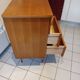 Old vintage Scandinavian chest of drawers 3 drawers and 1 compass foot holder