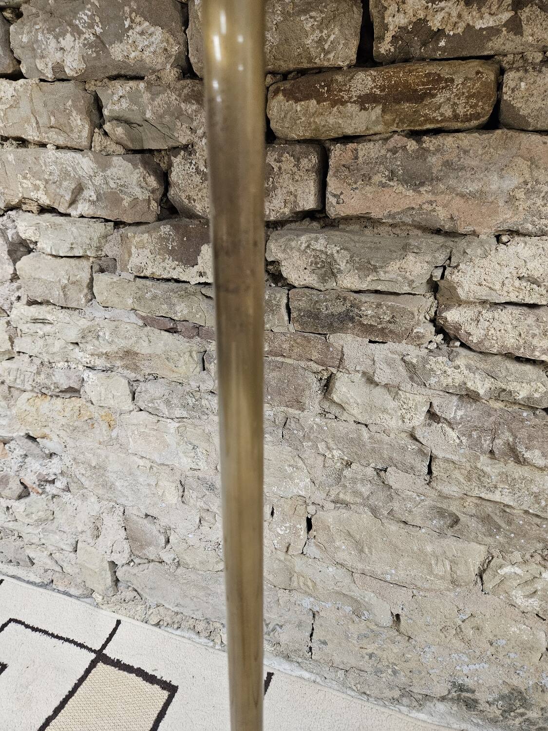 Brass Floor Lamp with Swivel Arm, Germany