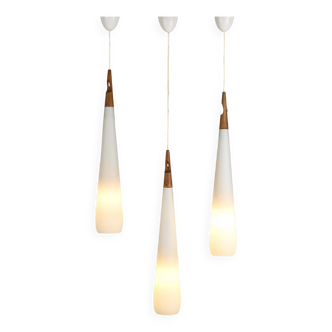 Batong model pendant lights by the Kristiansson brothers, circa 1960