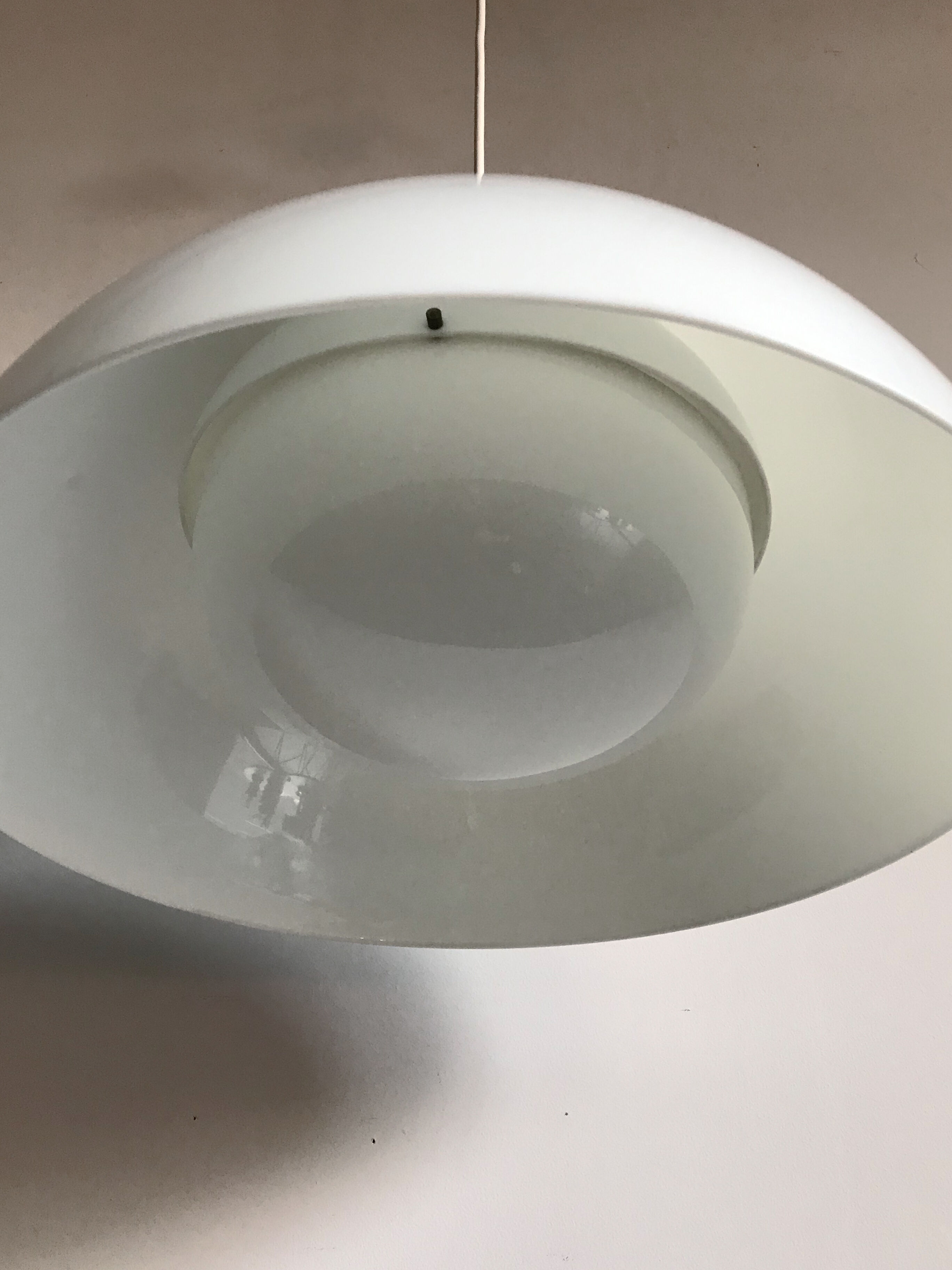 Achille e Pier Giacomo Castiglioni per Kartell plastic pendant lamp, 1959