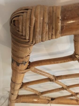 Vintage rattan headboards