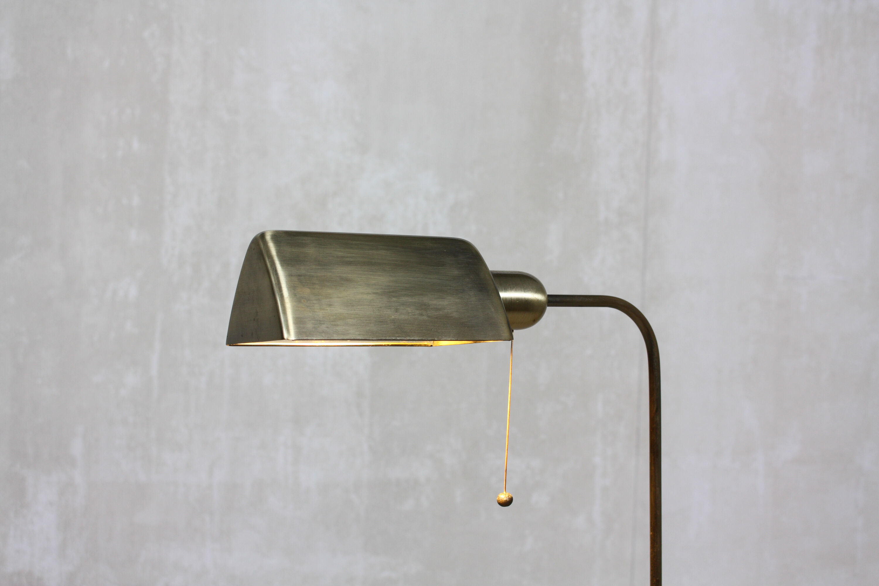Portuguese brass floor lamp, 1970