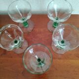 Set of 5 glasses