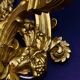 A pair of important gilt bronze wall sconces, Louis XVI style, 19th century.