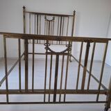 Bed Louis XVI in brass and bronze