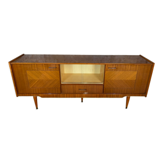 Enfilade vintage en bois vernis