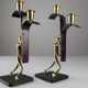 Art Deco Bronze Candelabra Pair by Karl Hagenauer, 1930s
