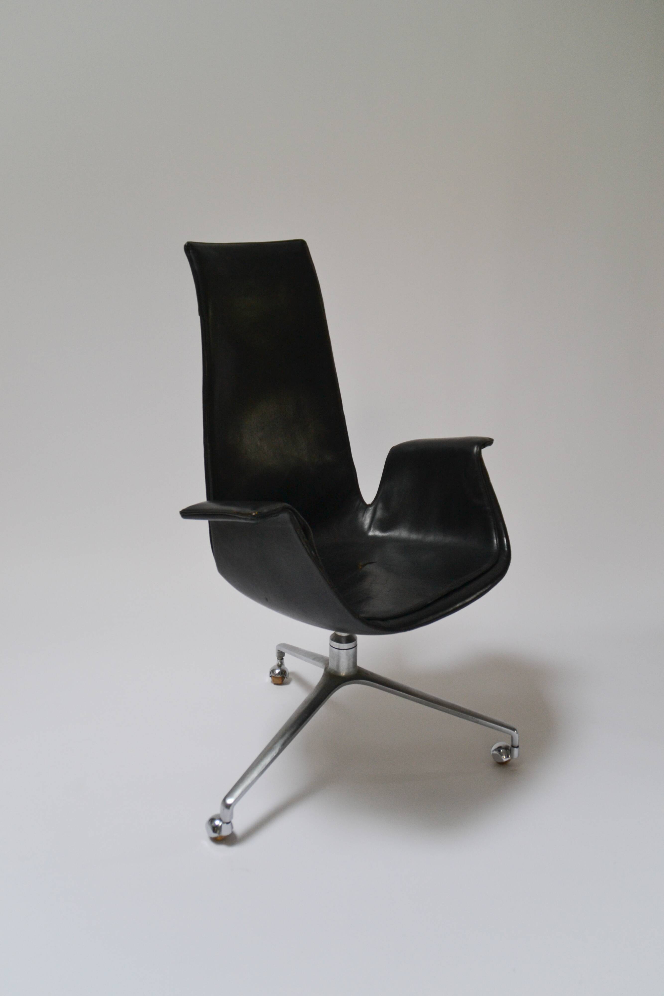 Office chair "6725" by Preben Fabricius and Jørgen Kastholm for Kill International, c. 1965