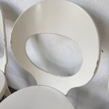 Set of 4 Baumann bistro chairs, Mouette model