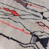 Handmade moroccan berber rug 232 x 145 cm