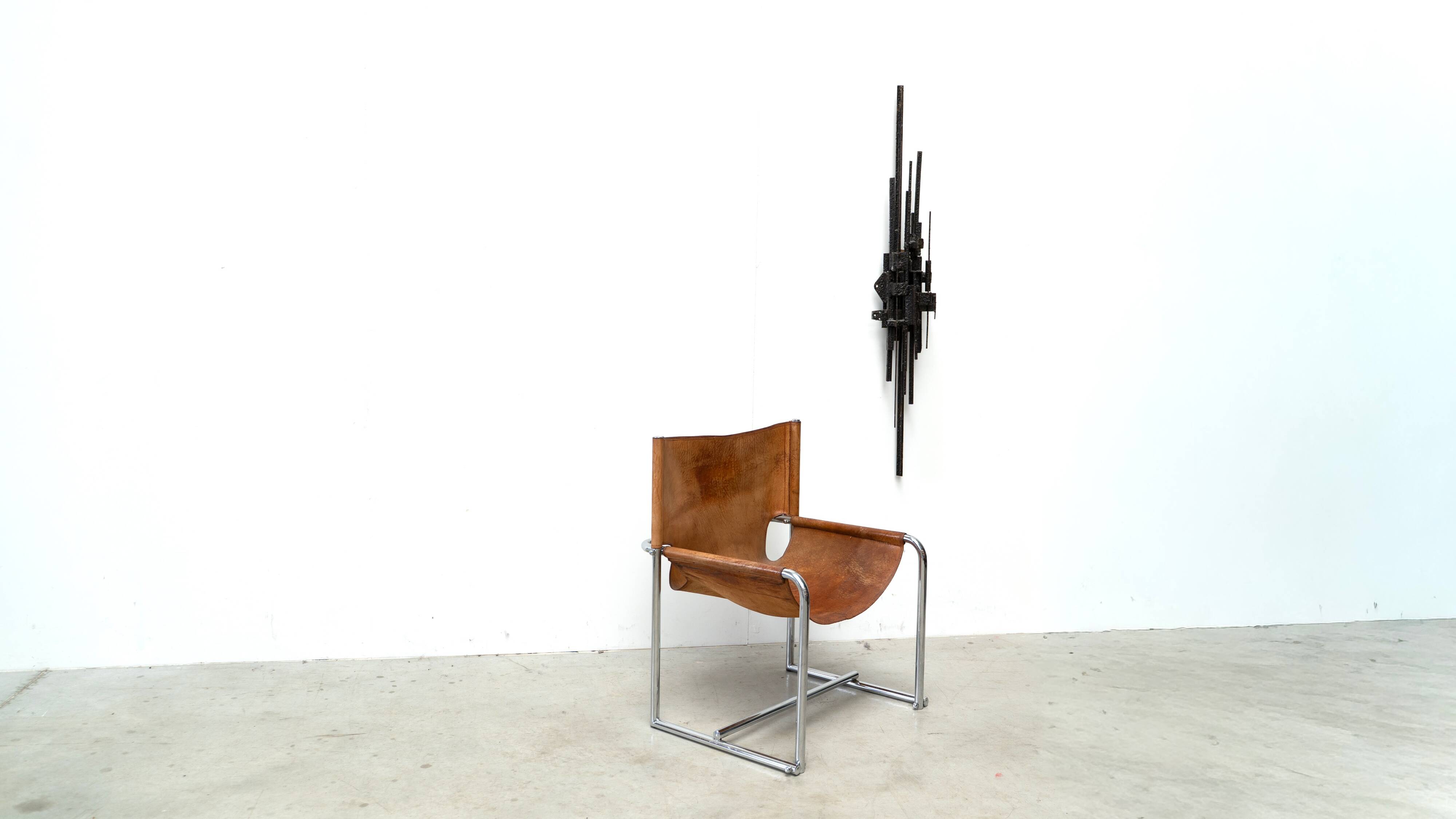 1980's Belgian brutalist wall sculpture