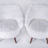 Paire de fauteuils des années 1950